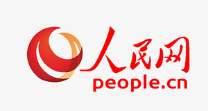 艺术字-人民网红色logo